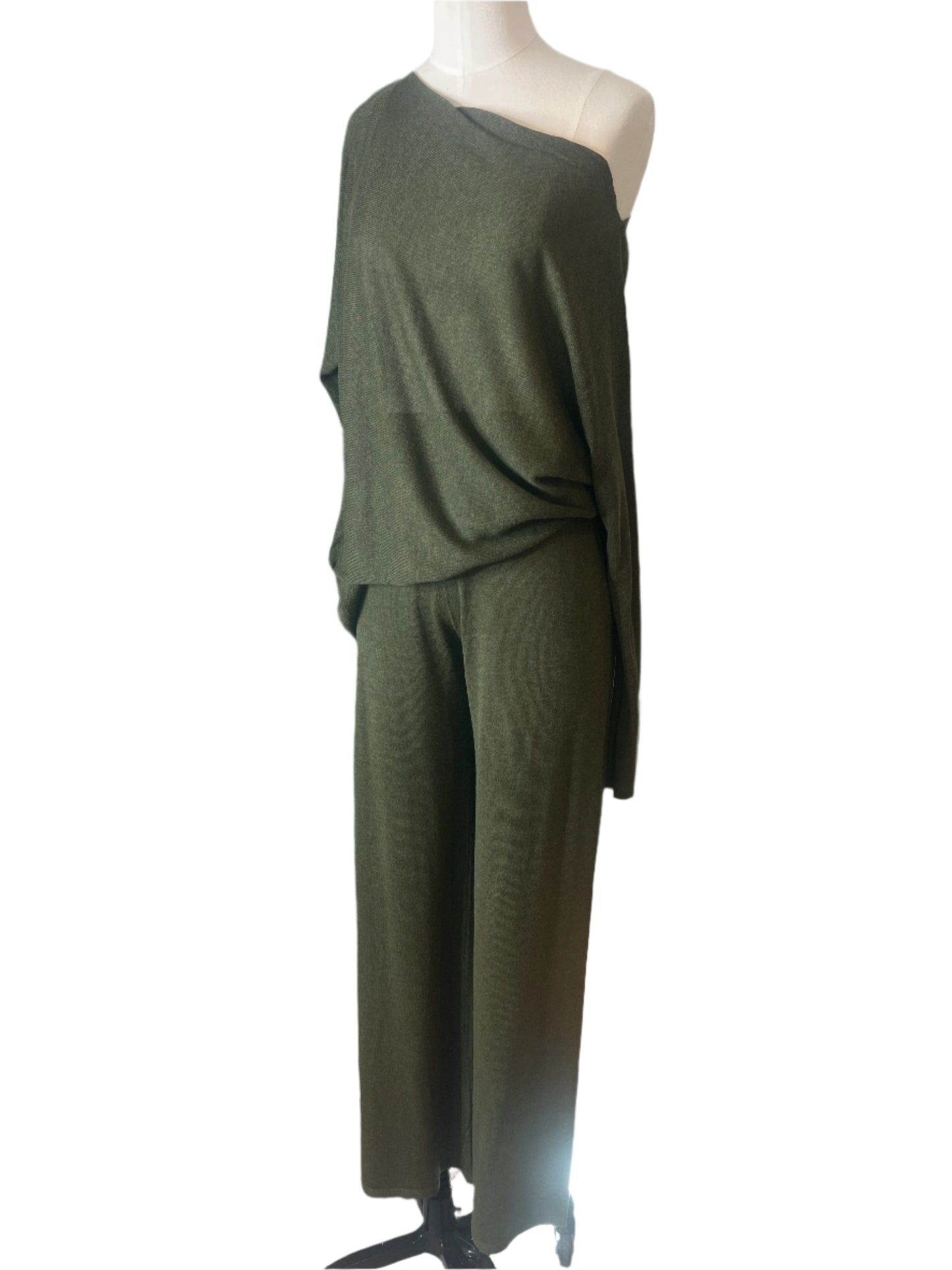 Meo Olive Cashmere Set