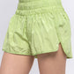 Run With Women Lime Shorts