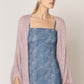 InJoy Dusty Pink Knit Kimono