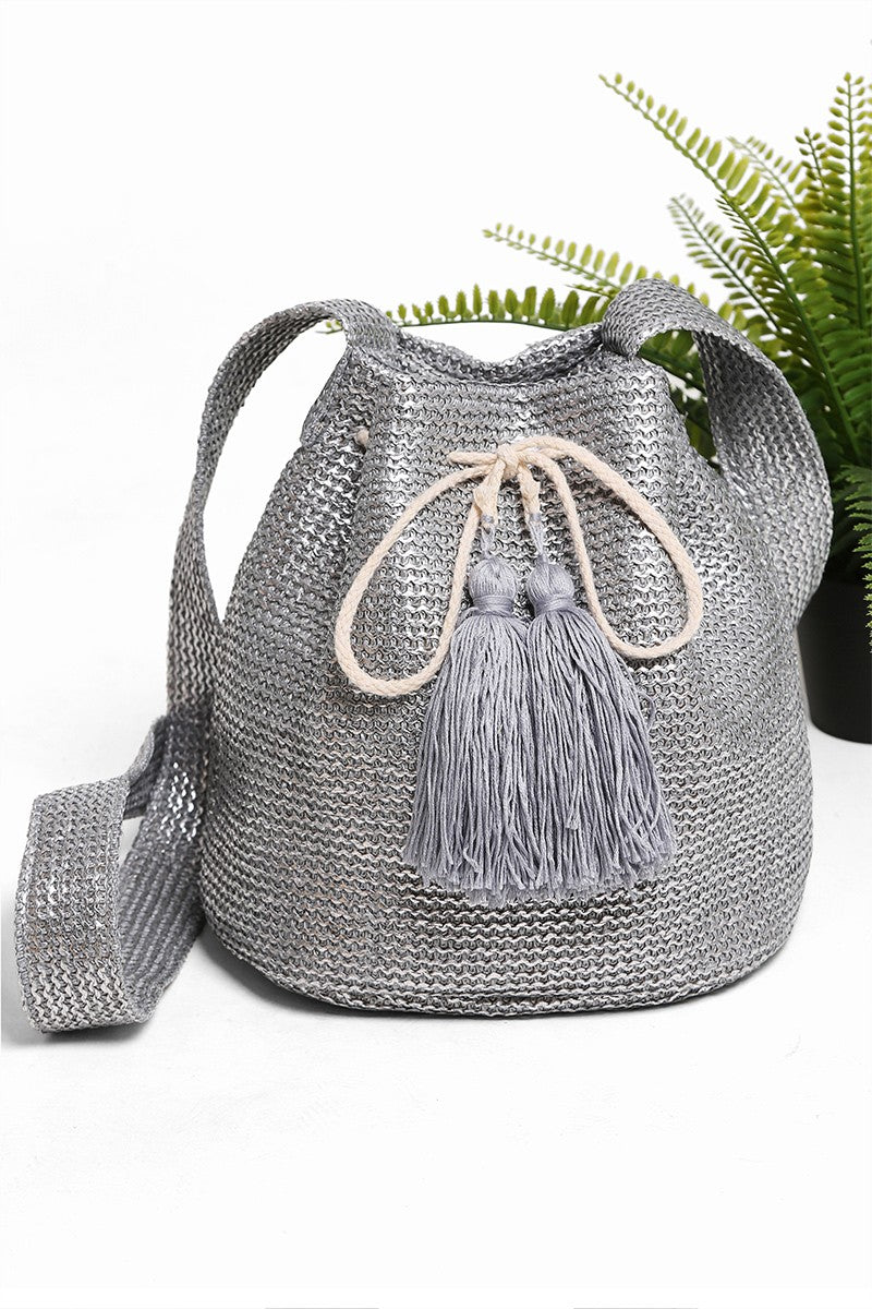 Metallic Straw Crossbody (Copy)