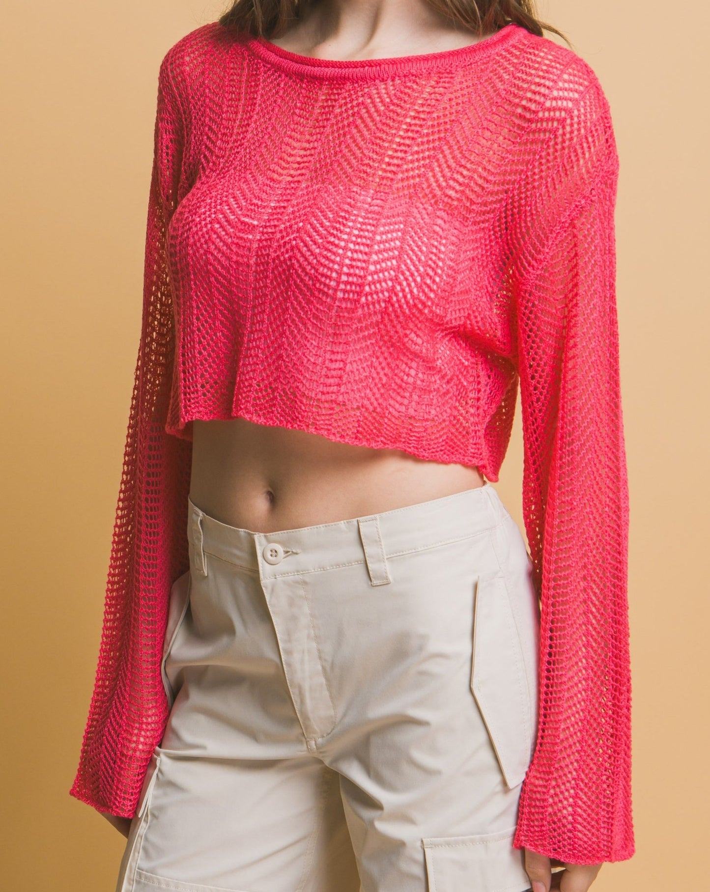 Styled In Fuchsia Knit Sweater