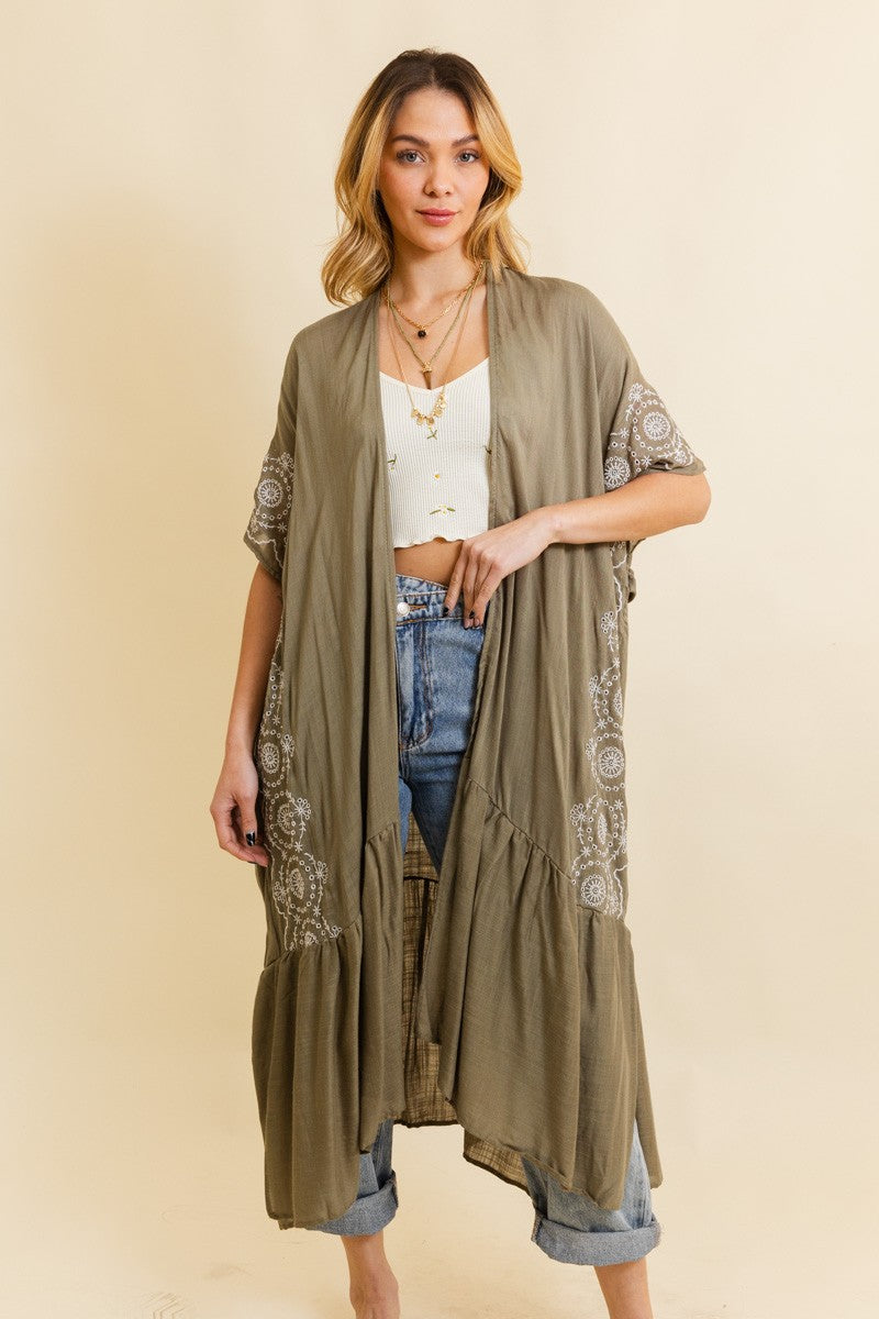 The Olive Boho Tribal Kimono