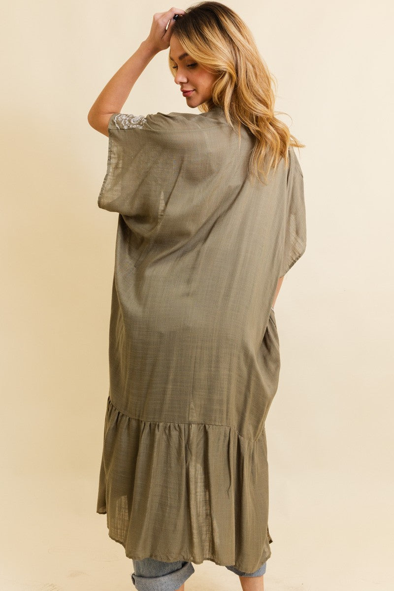 The Olive Boho Tribal Kimono