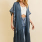 The Grey/Blue Boho Tribal Kimono