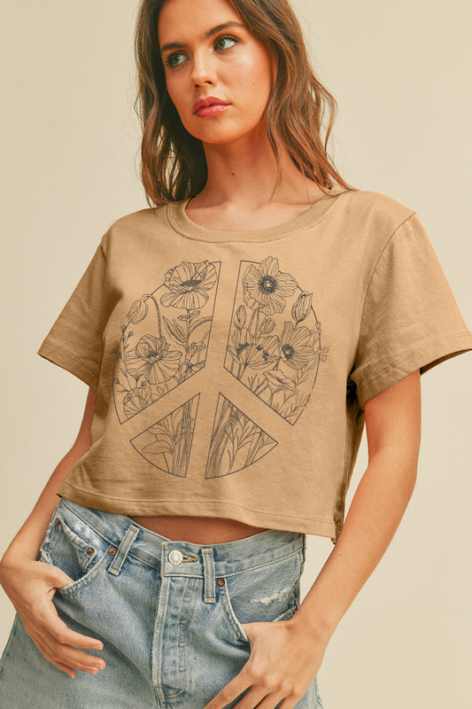 Flower Peace Kelp Tee