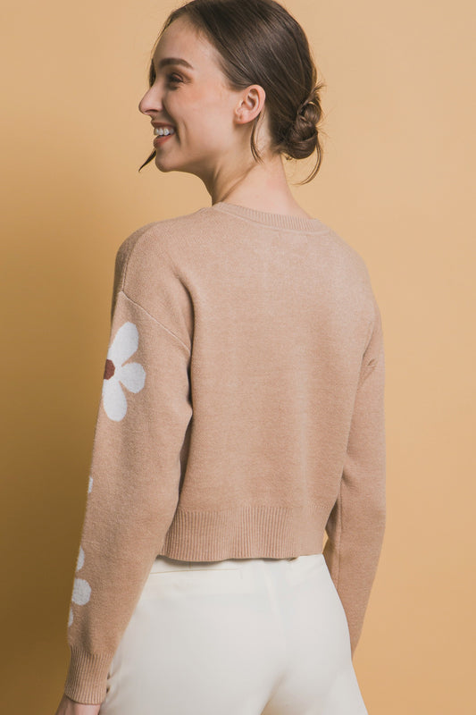 Lake Arrowhead Khaki Sweater