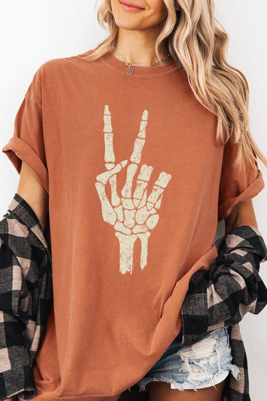 Copper Peace Bones Graphic Tee