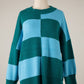 Portland Green/Aqua Sweater