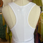 Bet On Me White MicroRibbed Tank Top