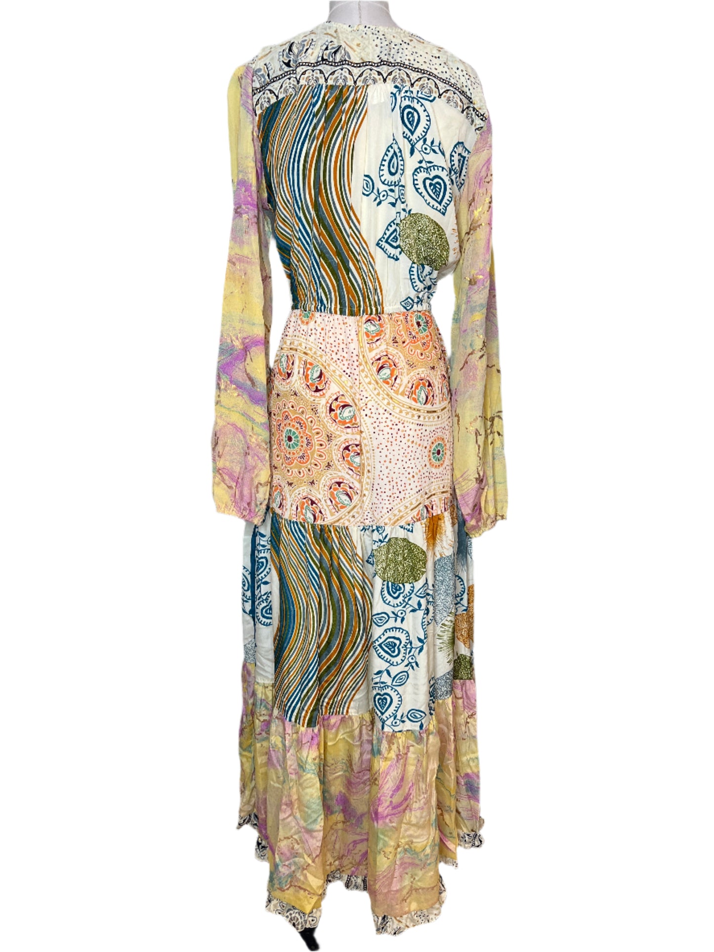 Joy Patchwork Long Dress