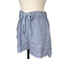 Denim Blue Linen Short