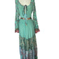 Jade Patchwork Long Dress