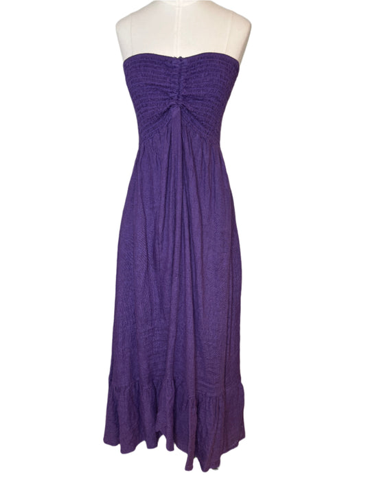 Purple Linen Dress