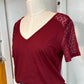 Fine Wine Lace Tee