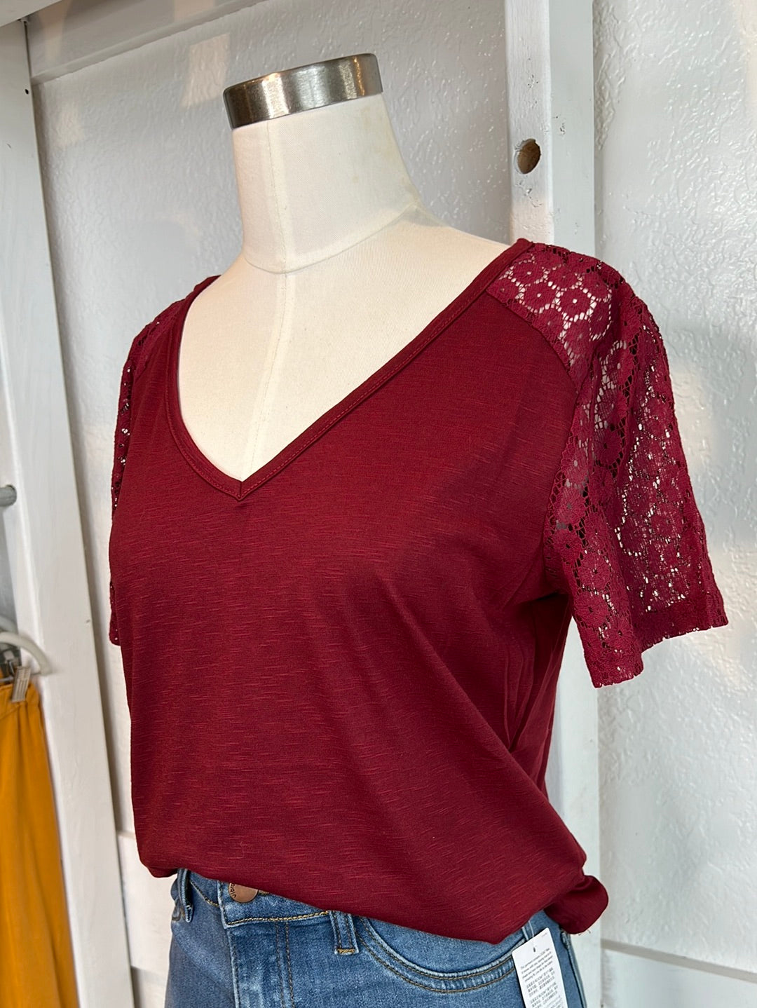 Fine Wine Lace Tee