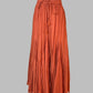 Boho Terracotta Maxi Skirt