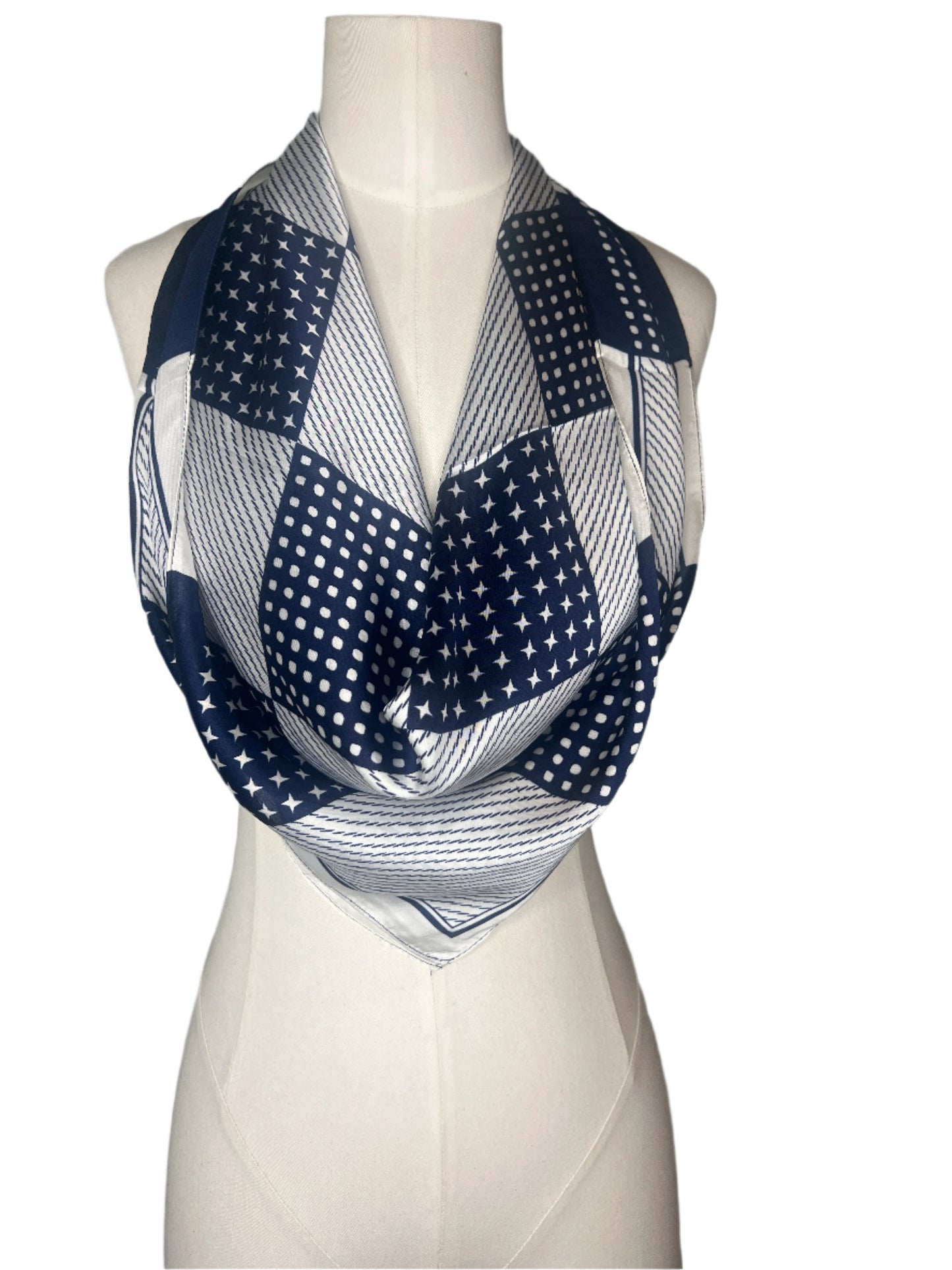 Life is Good Navy Scarf