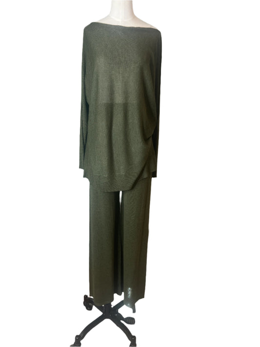 Meo Olive Cashmere Set