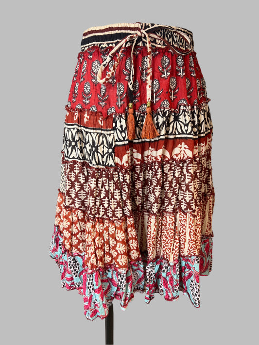 Cotton Printed Skirt