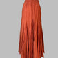 Boho Terracotta Maxi Skirt