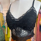 Black Crochet Bra Top