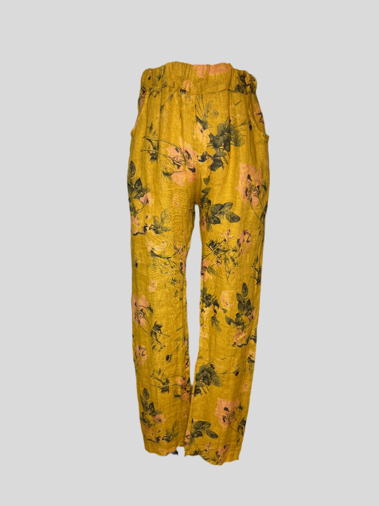 Tuscany Gold Linen Pants