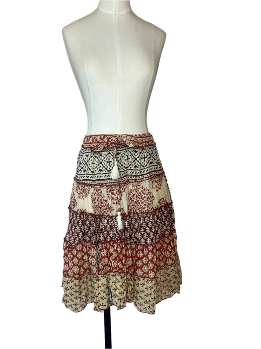 Cotton Printed Skirt