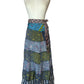 Patchwork Wrap Skirt