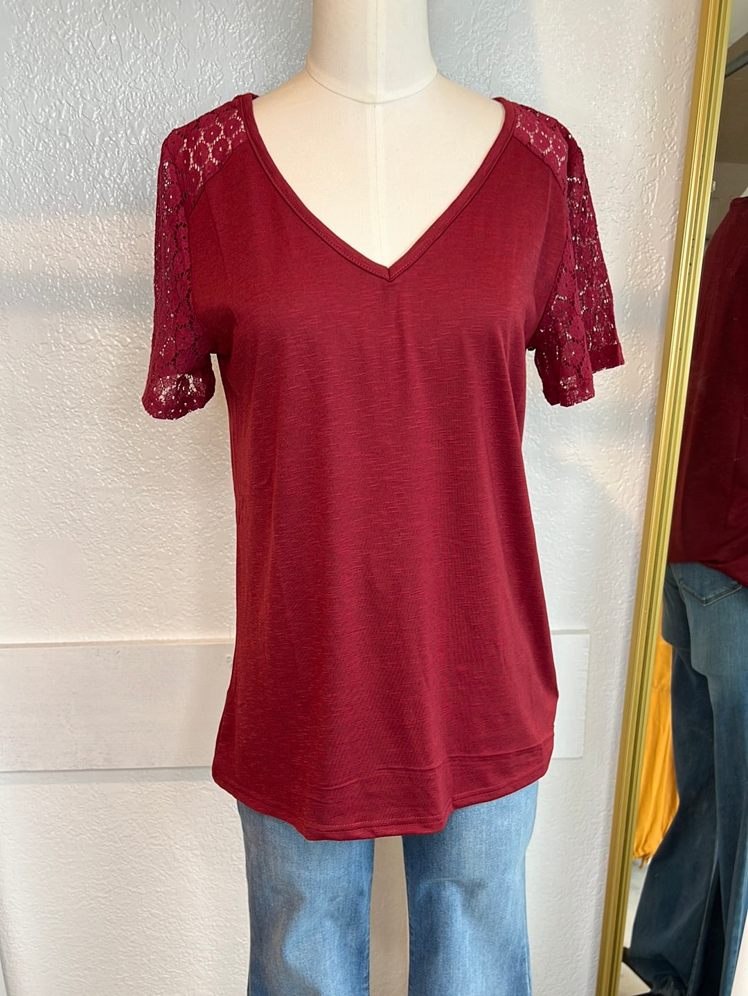 Fine Wine Lace Tee