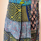 Patchwork Wrap Skirt