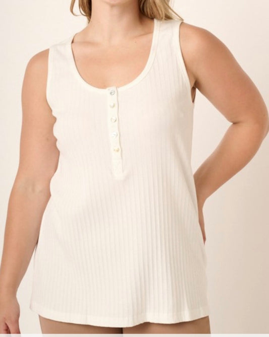 In The Stars Scoop Neck Ivory Top (Curvy)