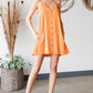 Orange-sicle Tencel Dress