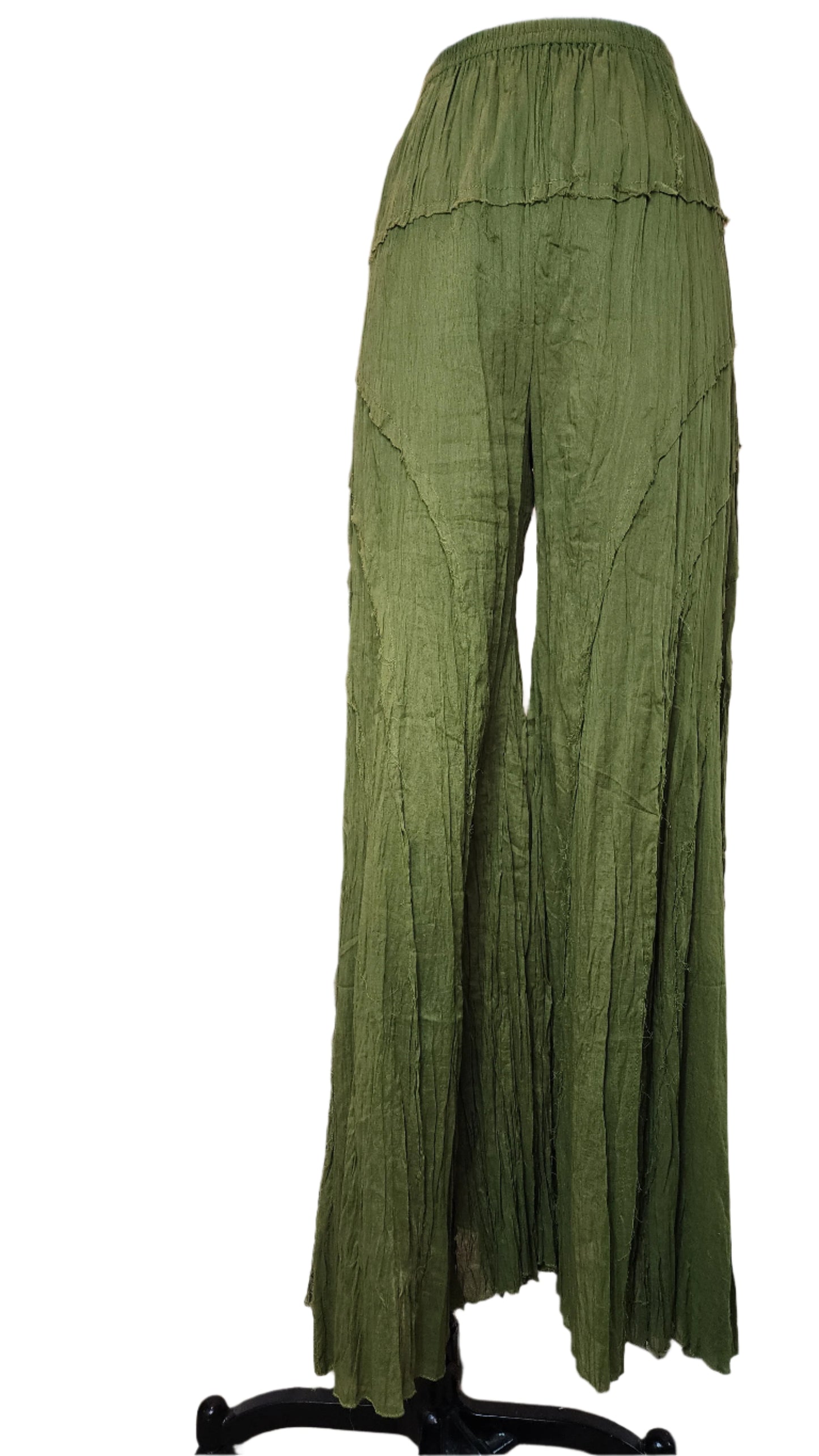 Beachy Boho Green Pants